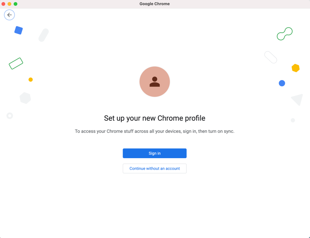 google chrome profile